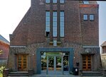 De (niet meer originele) voorgevel.
<br/>
Douwe Wits, juli 2018